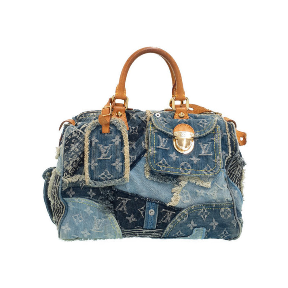 Louis Vuitton Patchwork Speedy 30 Monogram Denim … - image 1